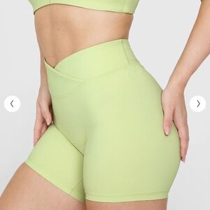 Oner Active Unified Wrap Shorts In Pump Green, Medium